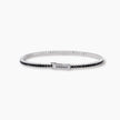 Mabina | Bracciale tennis uomo con zirconi neri Tennis Club | 533976
