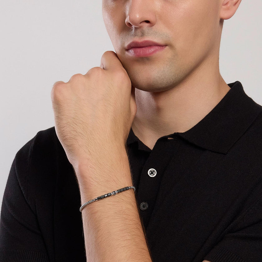 Mabina | Bracciale uomo con ematite grigiaReady | 533977
