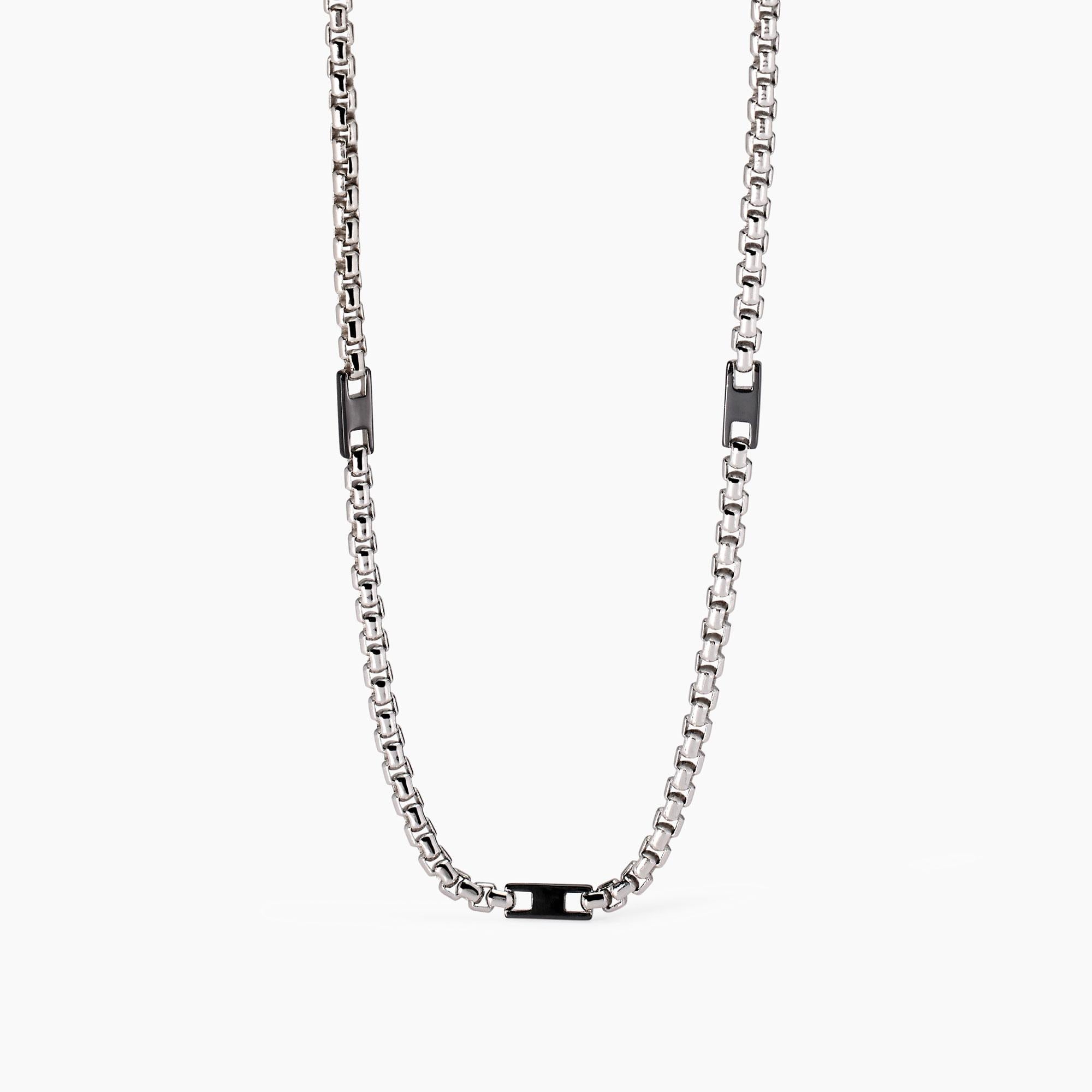 Mabina | Collana uomo con elementi bruniti Active | 553749