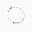 Mabina Baby | Bracciale con quadrifoglio e targhetta incidibile Lucky-Tag | 533911