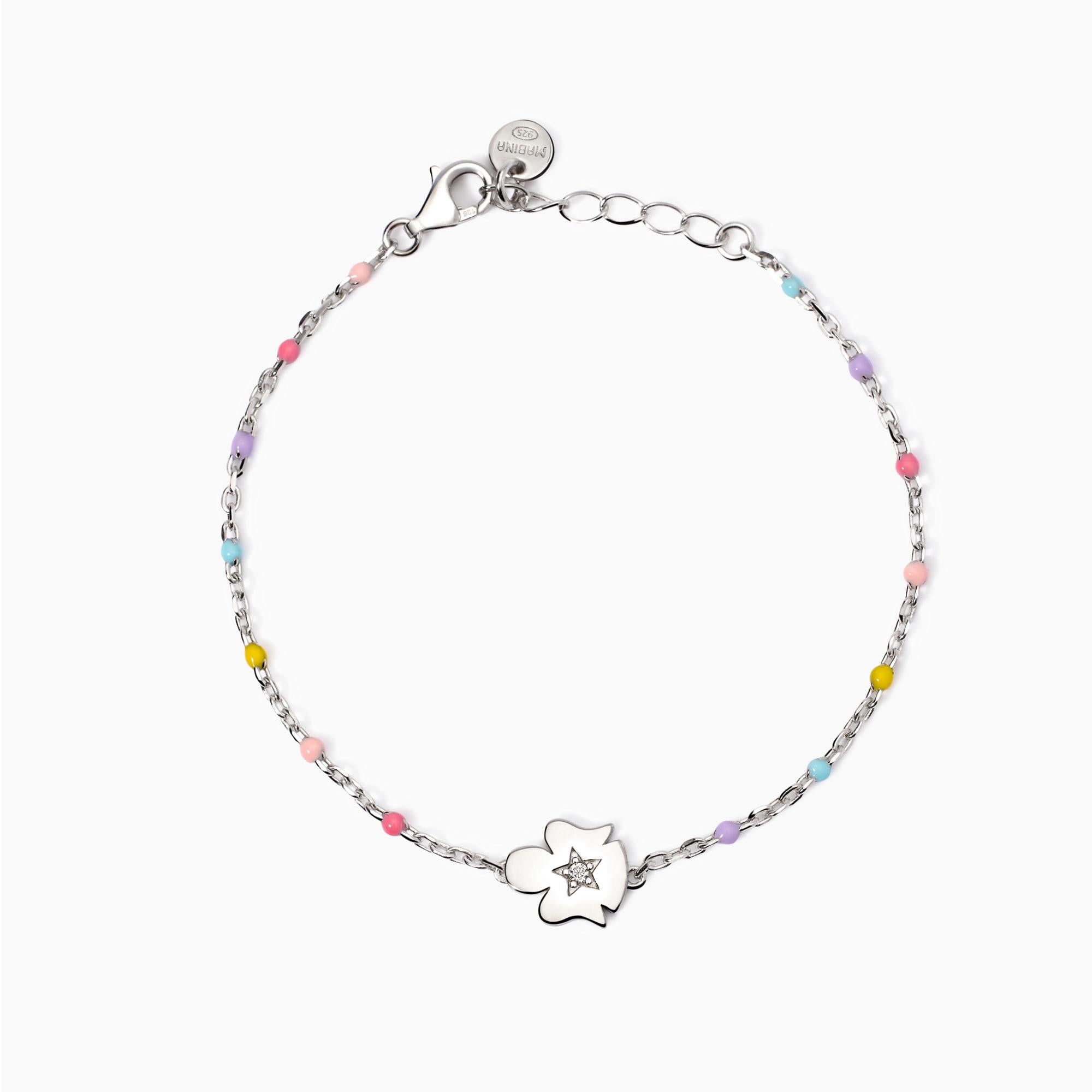 Mabina Junior | Bracciale con angioletto e inserti Baby Angel | 533924