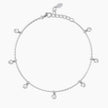 Mabina | Cavigliera in argento con ciondoli punto luce in zircone SPOTLIGHT | 533373
