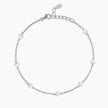Mabina | Cavigliera regolabile in argento con perle coltivate DUCHESSA | 533385