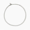 Mabina | Cavigliera da donna in argento rodiato con zirconi bianchi MINI TENNIS | 533755