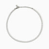 Mabina | Cavigliera da donna in argento rodiato con zirconi bianchi MINI TENNIS | 533755