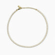 Mabina | Cavigliera in argento placcato oro con zirconi bianchi MINI TENNIS | 533756