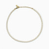 Mabina | Cavigliera in argento placcato oro con zirconi bianchi MINI TENNIS | 533756