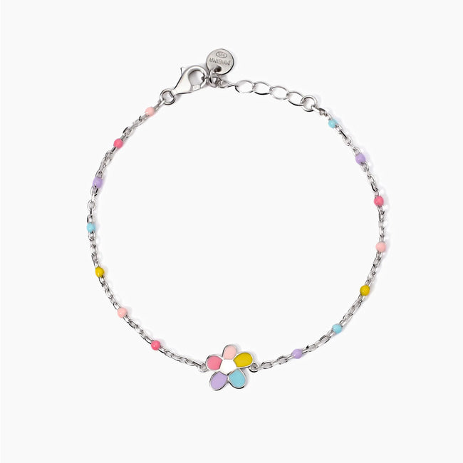 Mabina Junior | Bracciale con fiorellino smaltato BLOOM | 533935