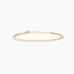 Mabina | Bracciale tennis sottile in argento placcato oro con zirconi MINI TENNIS | 533958
