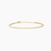 Mabina | Bracciale tennis sottile in argento placcato oro con zirconi MINI TENNIS | 533958