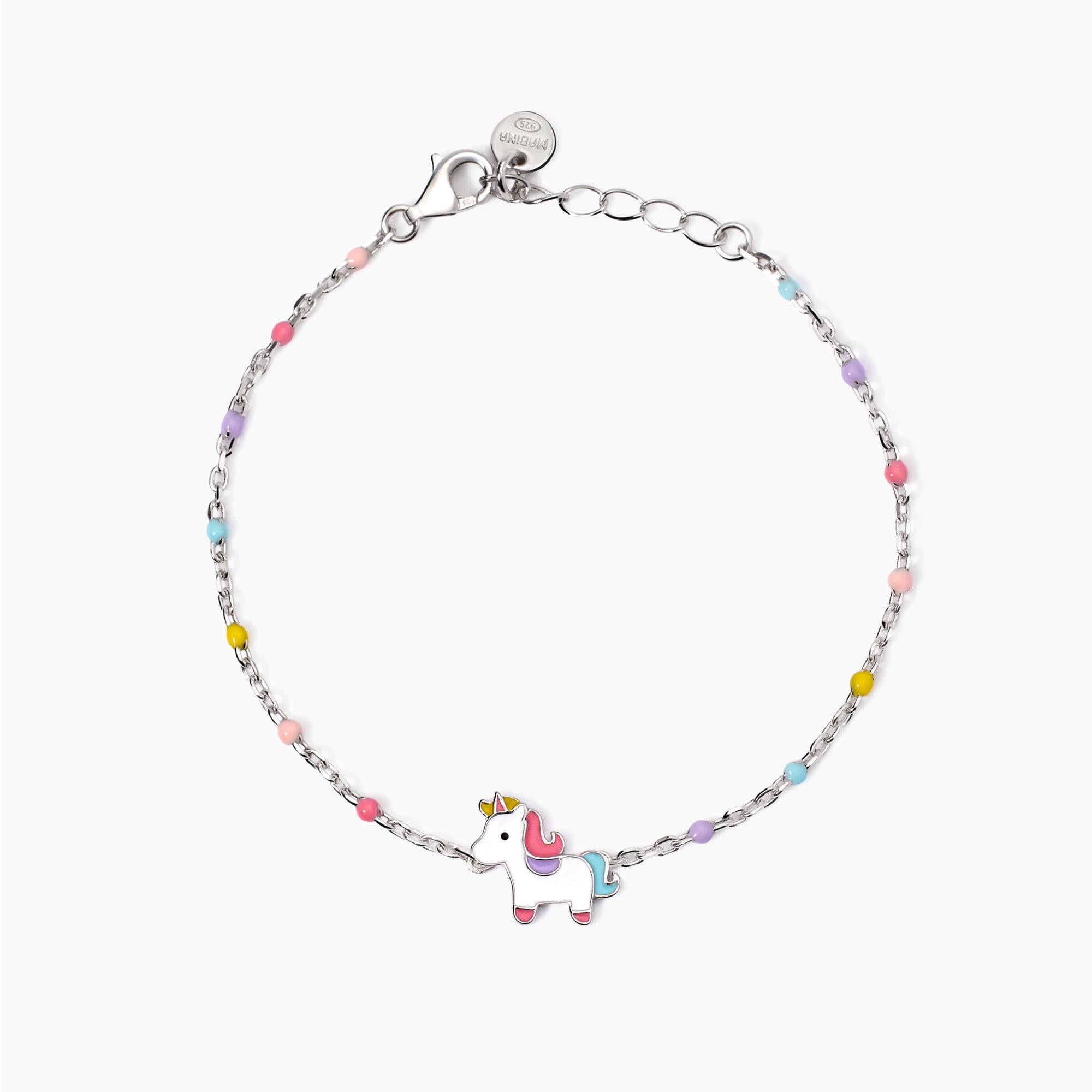 Mabina Junior | Bracciale con unicorno smaltato Unicorno Magico | 533933