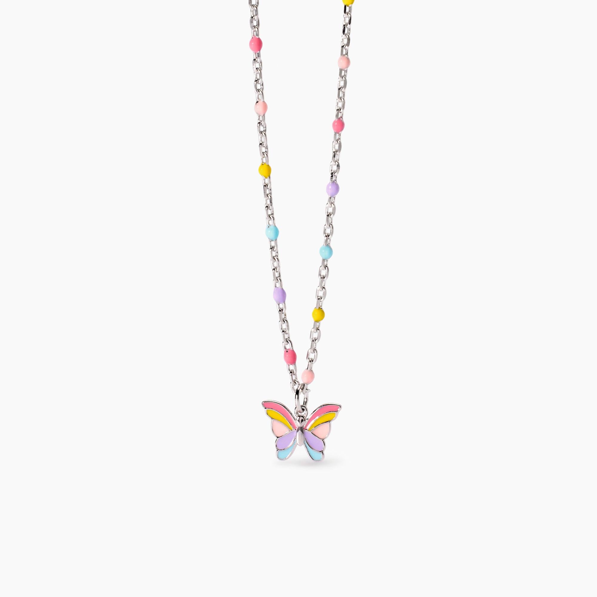 Mabina Junior | Girocollo da bambina con farfalla Butterfly | 553720