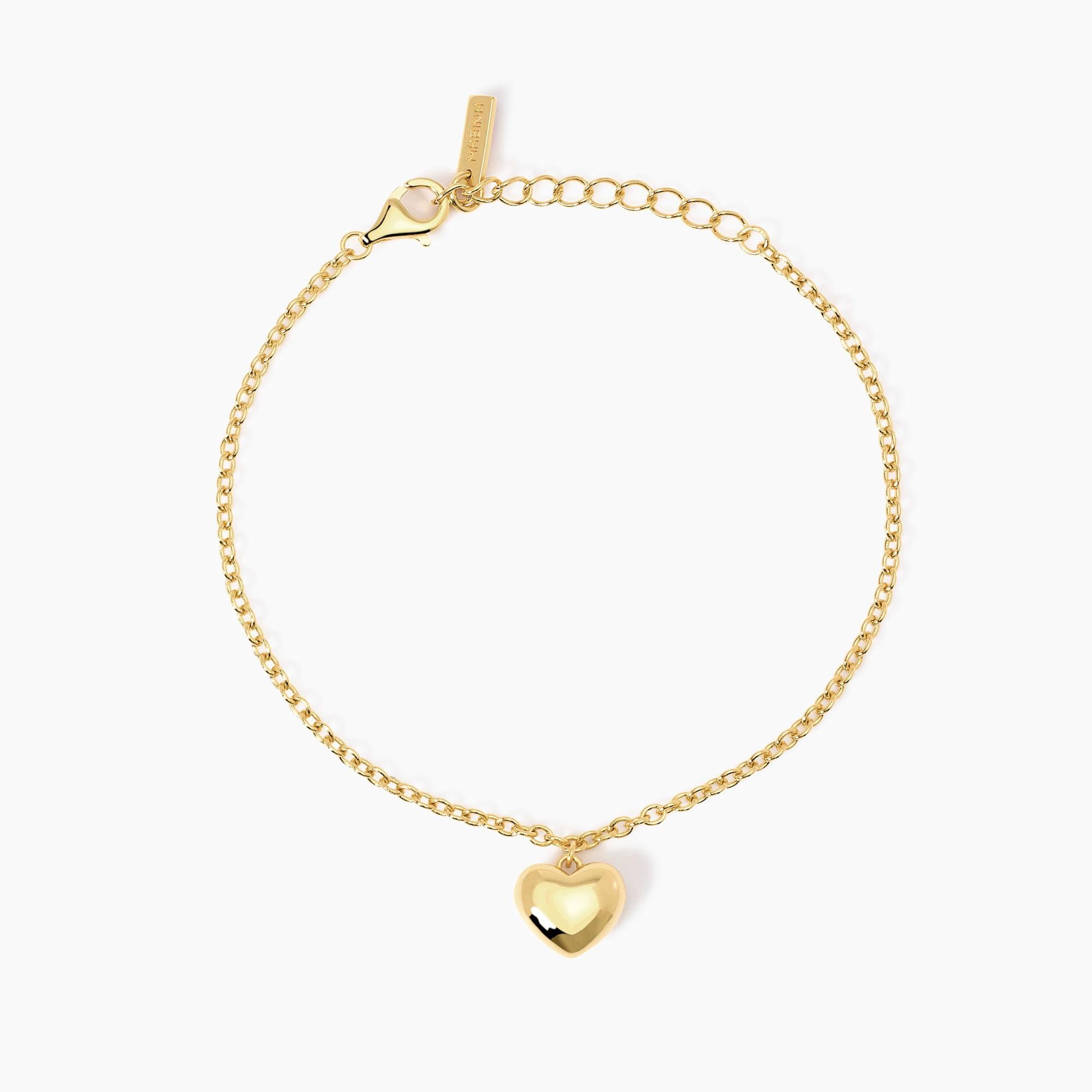 Mabina | Bracciale placcato oro con ciondolo cuore Feeling | 533949