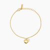 Mabina | Bracciale placcato oro con ciondolo cuore Feeling | 533949