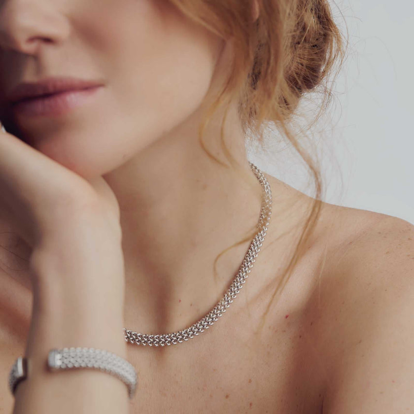 UNOAERRE | Collana in argento Chicco | 6256