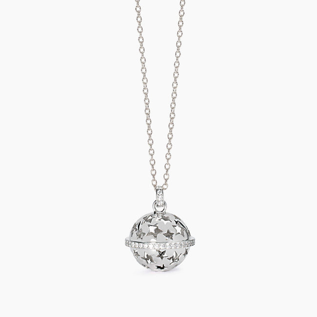 Mabina | Collana in argento con ciondolo Chiama Angeli Made with Love | 553739