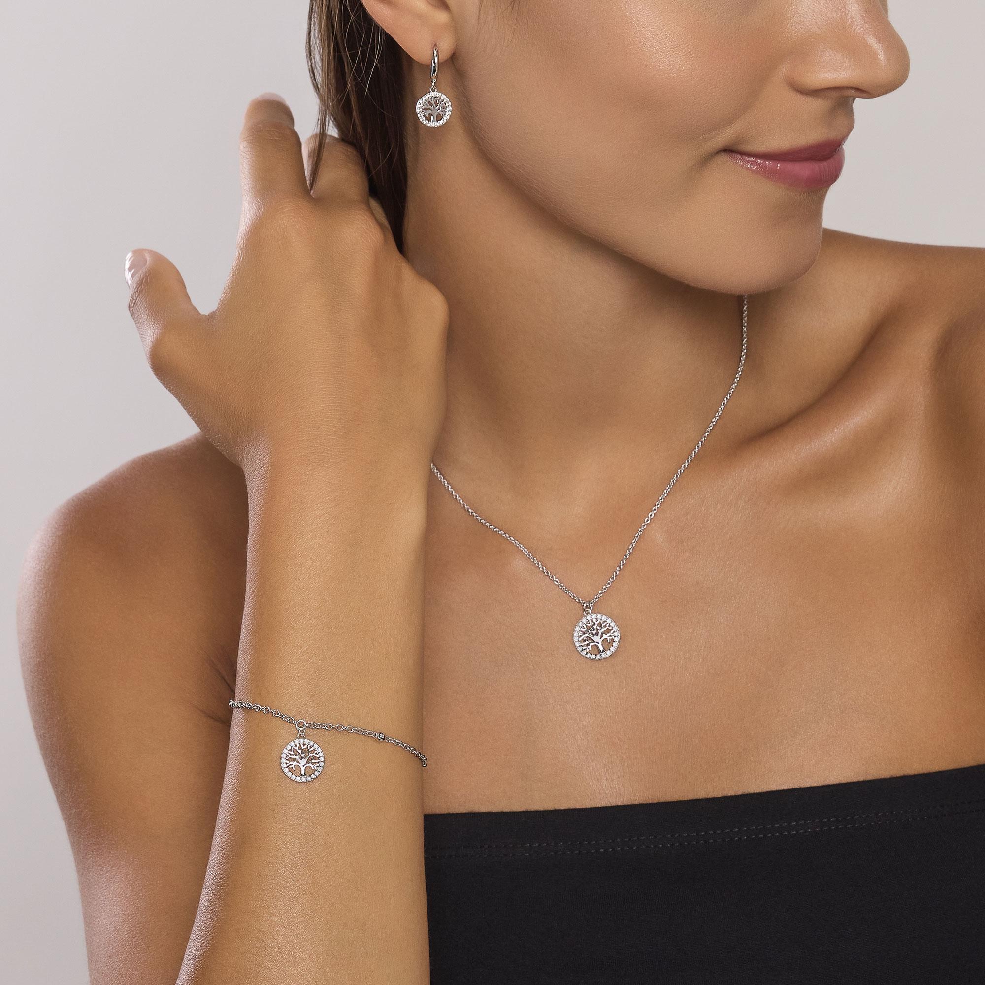 Mabina | Orecchini pendenti in argento con albero della vita Albero Della Vita | 563811