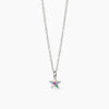 Mabina Junior | Girocollo da bimba in argento con stella e zirconi multicolor ETOILE | 553770