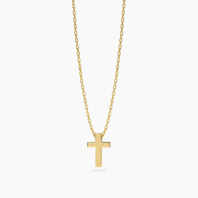 Mabina | Collana da uomo in argento dorato con croce MYSTICAL | 553874
