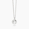 Mabina | Girocollo in argento con ciondolo tondo in zirconi SGUARDO INDISCRETO | 553945