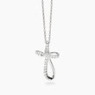 Mabina | Girocollo in argento con pendente croce con zirconi PREDILETTA | 553946