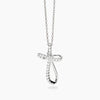 Mabina | Girocollo in argento con pendente croce con zirconi PREDILETTA | 553946