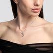 Mabina | Girocollo in argento con pendente croce con zirconi PREDILETTA | 553946