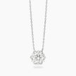 Mabina | Girocollo in argento con ciondolo fiore in zirconi GIARDINO D'INVERNO | 553947