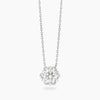 Mabina | Girocollo in argento con ciondolo fiore in zirconi GIARDINO D'INVERNO | 553947