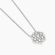 Mabina | Girocollo in argento con ciondolo fiore in zirconi GIARDINO D'INVERNO | 553947
