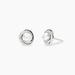 Mabina | Orecchini a lobo tondi in argento con zirconi SGUARDO INDISCRETO | 564016