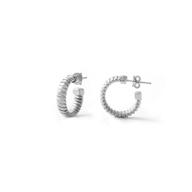 UNOAERRE | Orecchini tubogas in argento | 6499