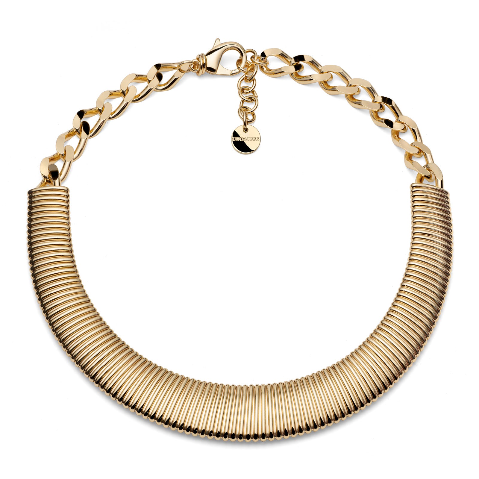 UNOAERRE | Collana Tubogas dorata | 2556