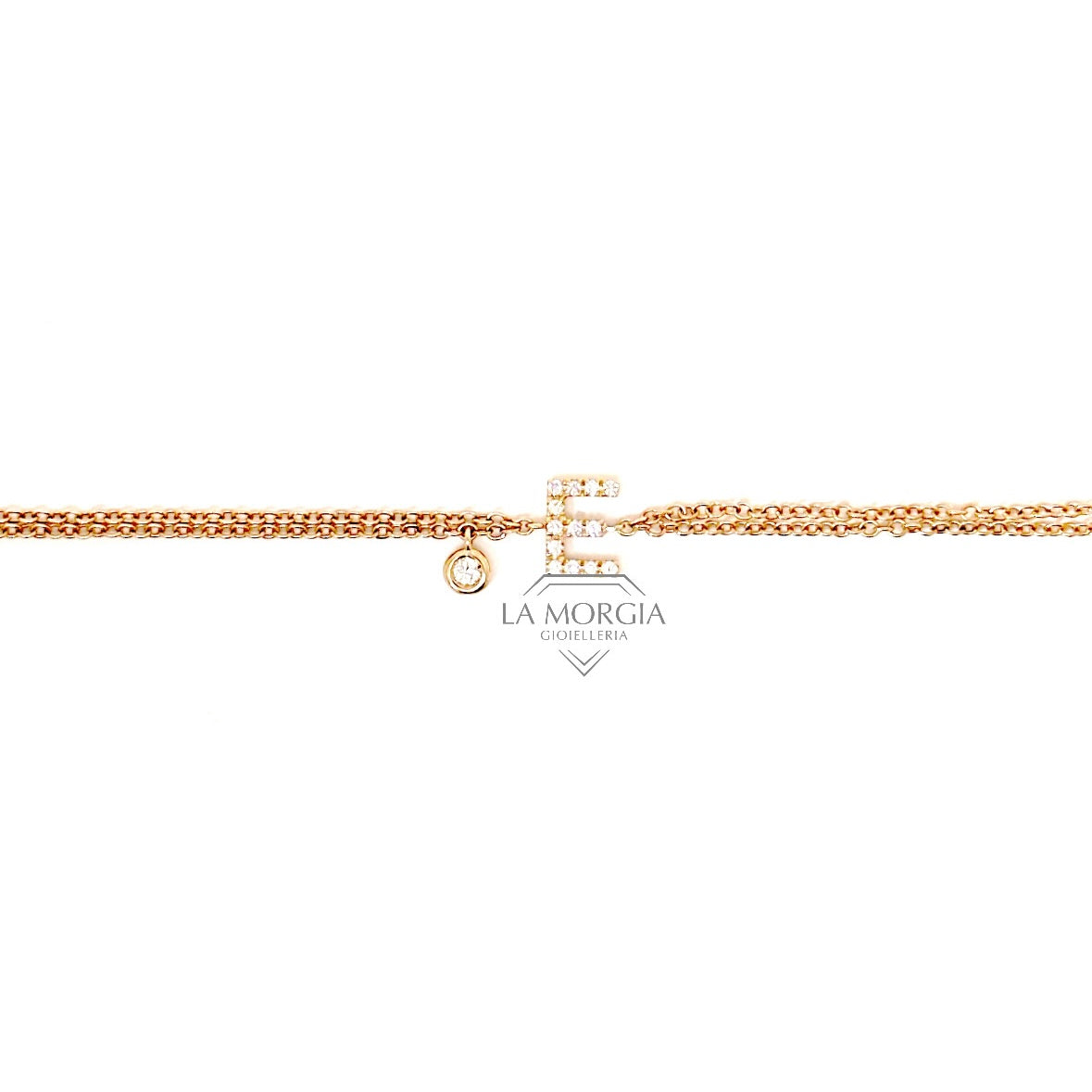 CRIVELLI | Bracciale Iniziale Lettera E con diamanti | 234-3580-BR