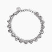 Kidult Style | Bracciale con cuori effetto martellato | 831008