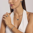 Kidult Style | Girocollo con cuore effetto martellato | 851008