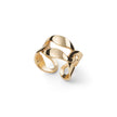 UNOAERRE | Anello maglia marina dorata | 2641