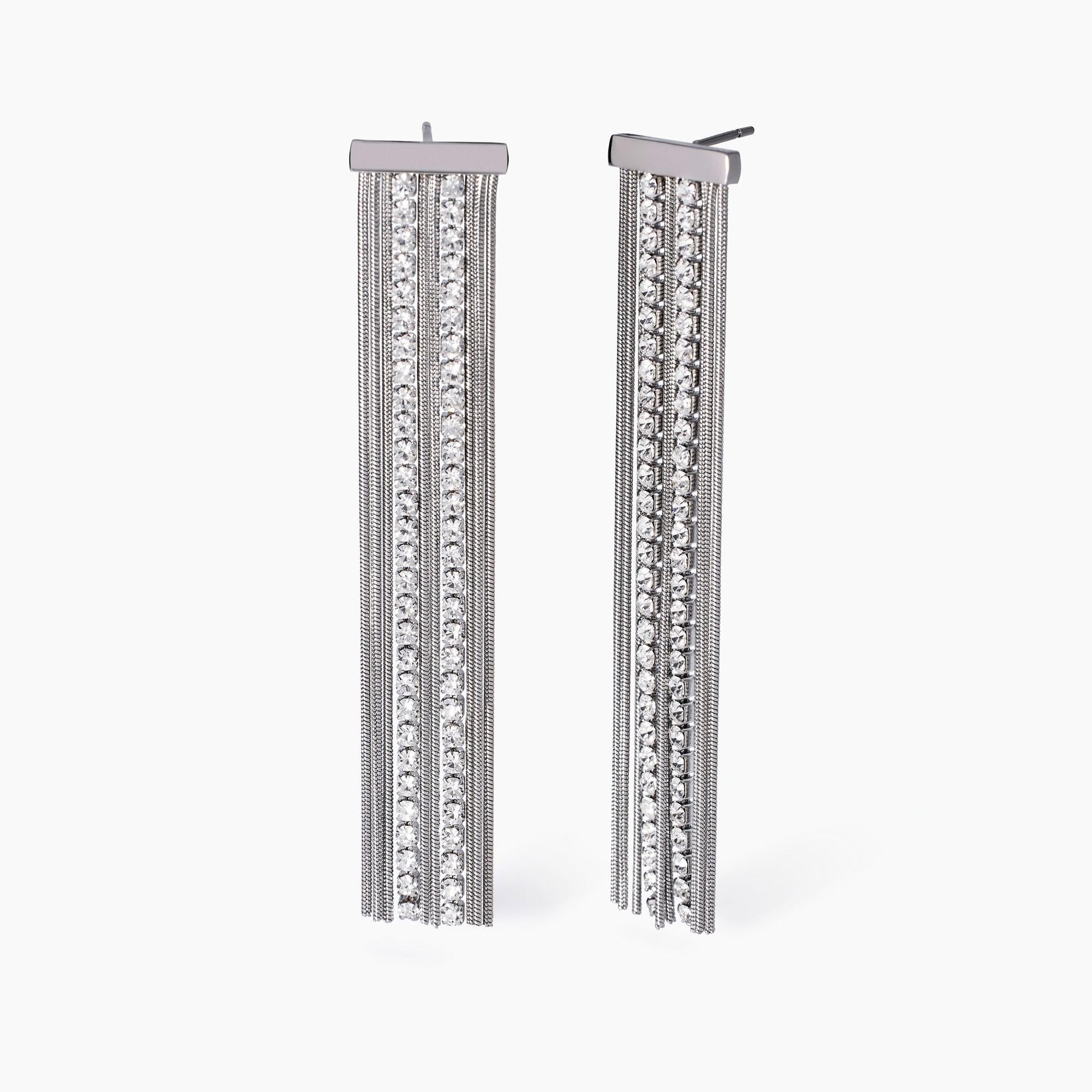 Kidult Style | Orecchini con catena e tennis | 861010