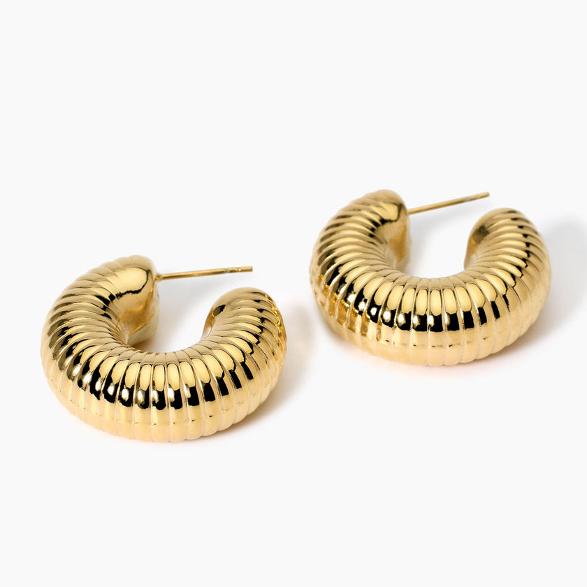 Kidult Style | Orecchini zigrinati a cerchio | 861021