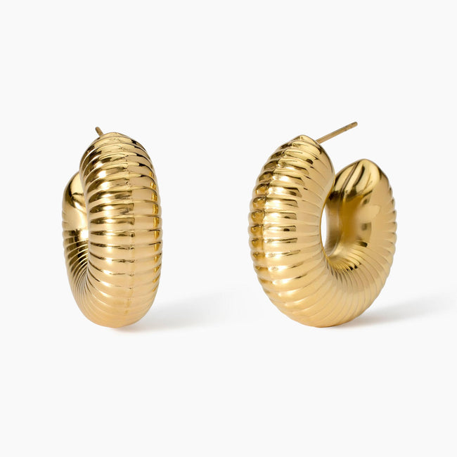 Kidult Style | Orecchini zigrinati a cerchio | 861021