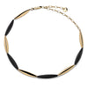 UNOAERRE | Collana Aria con elementi neri | 6655