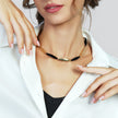 UNOAERRE | Collana Aria con elementi neri | 6655