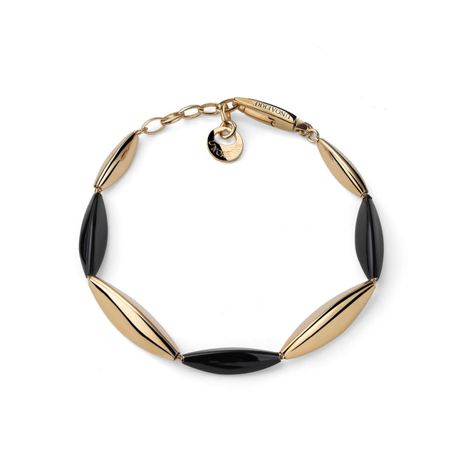UNOAERRE | Bracciale Aria con elementi neri | 6656