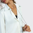 UNOAERRE | Collana lunga in argento satinato | 6659