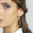 UNOAERRE | Orecchini in argento dorato satinato | 6664