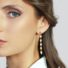 UNOAERRE | Orecchini in argento dorato satinato | 6664