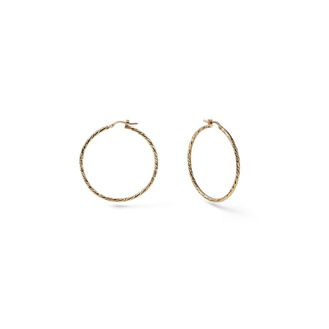 UNOAERRE | Orecchini a cerchio diamantati | 2732