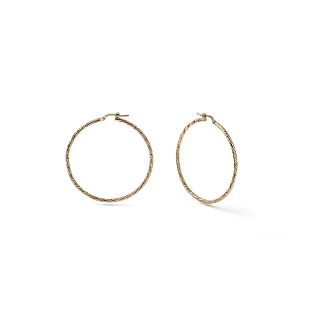 UNOAERRE | Orecchini a cerchio diamantati maxi | 2733