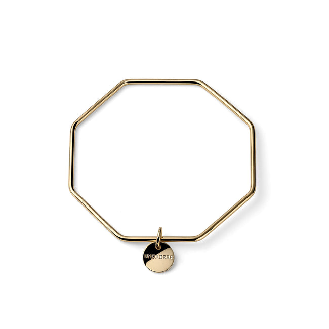 UNOAERRE | Bracciale dorato bangle ottagonale | 2738