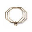 UNOAERRE | Bracciale dorato 3 bangle | 2742